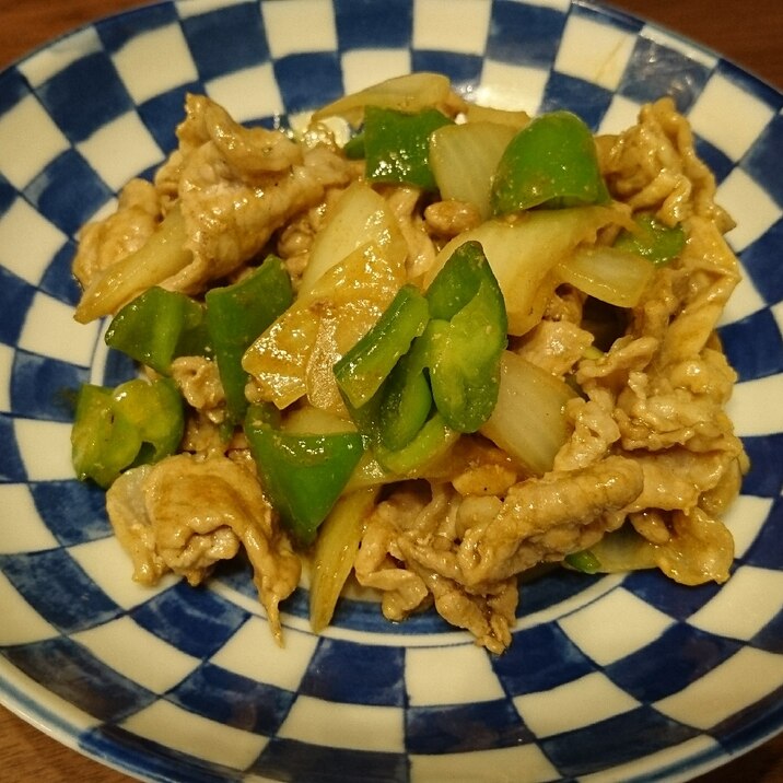 簡単！早い！カレー風味の肉野菜炒め